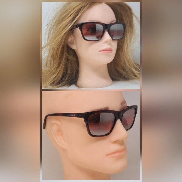 Serengeti Sunglasses Vermillion Rose Double Gradient Mirror Corning 90s 5382 - Picture 1 of 16